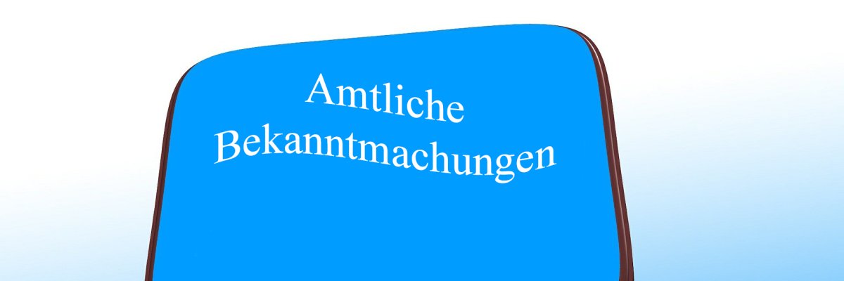 Grafik Bekanntmachung