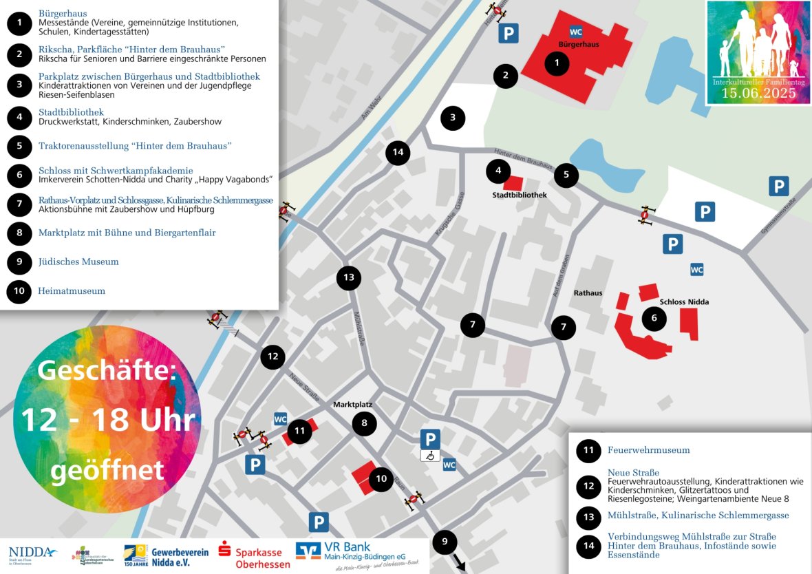Übersichtsplan - Interkultureller Familientag - 1