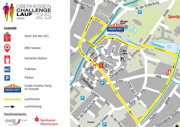 OCL 2025 Laufstrecke mit Legende - 1