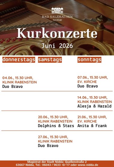 Kurkonzerte 2026 - Kurkonzerte - Juni 2026