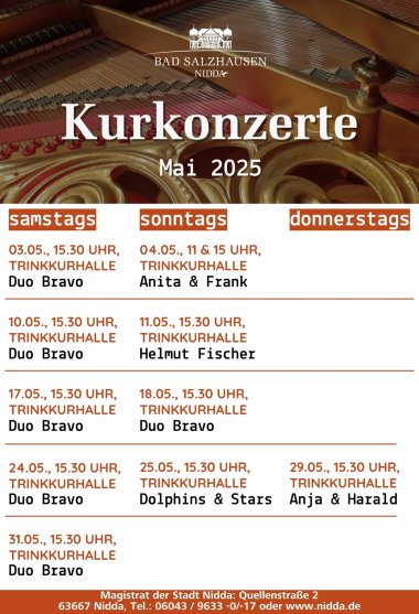 Kurkonzerte 2025 - Kurkonzerte - Mai 2025
