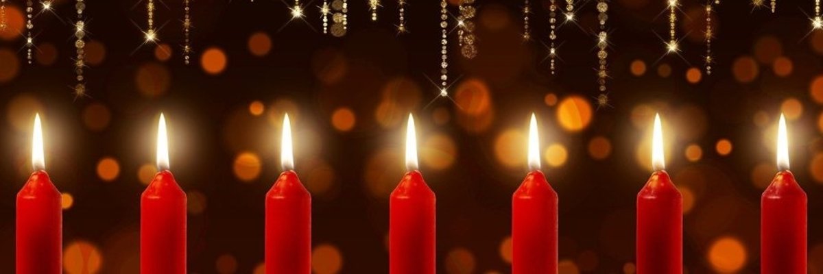 Foto weihnachtliche Kerzen