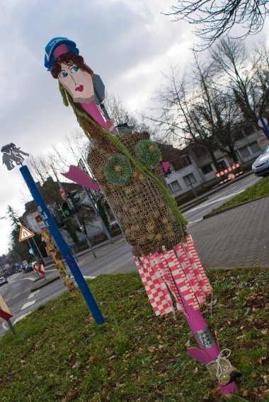 Foto eines gestalteten Hostpfostens