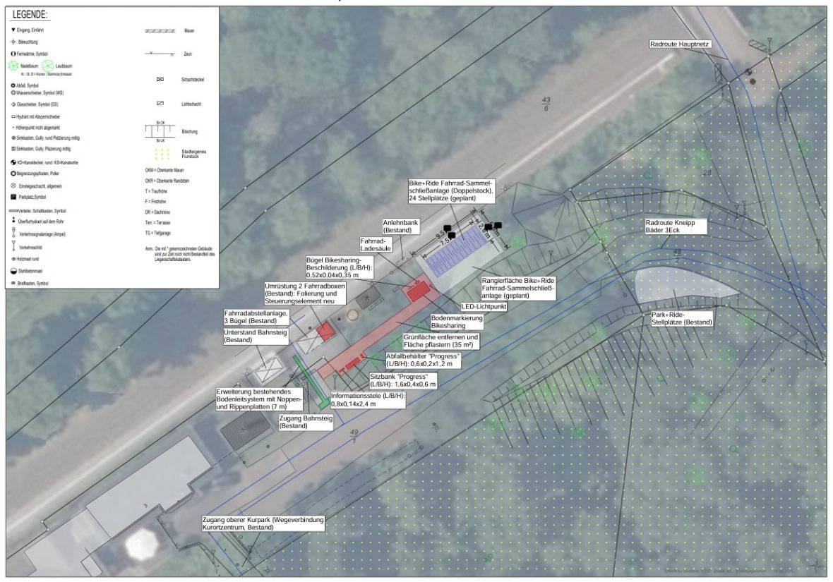 Plan Bahnhof Bad Salzhausen