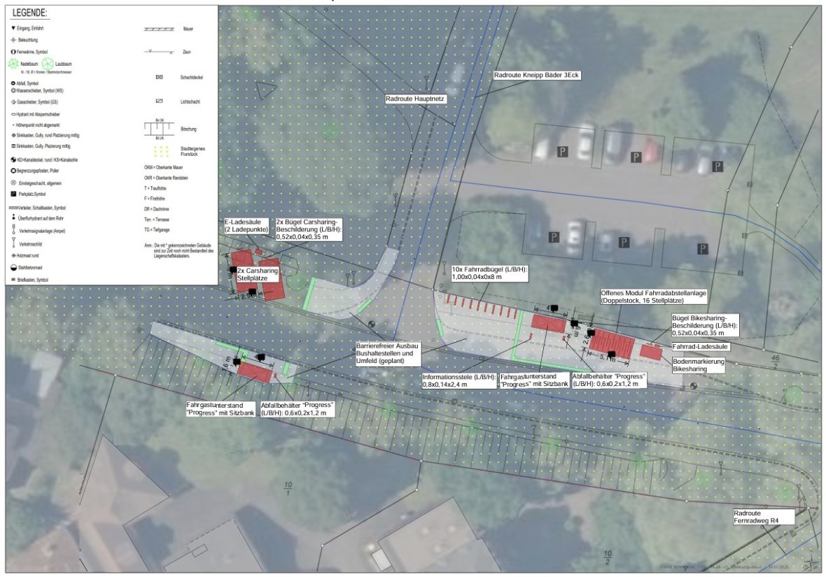 Plan Liebigstraße in Bad Salzhausen