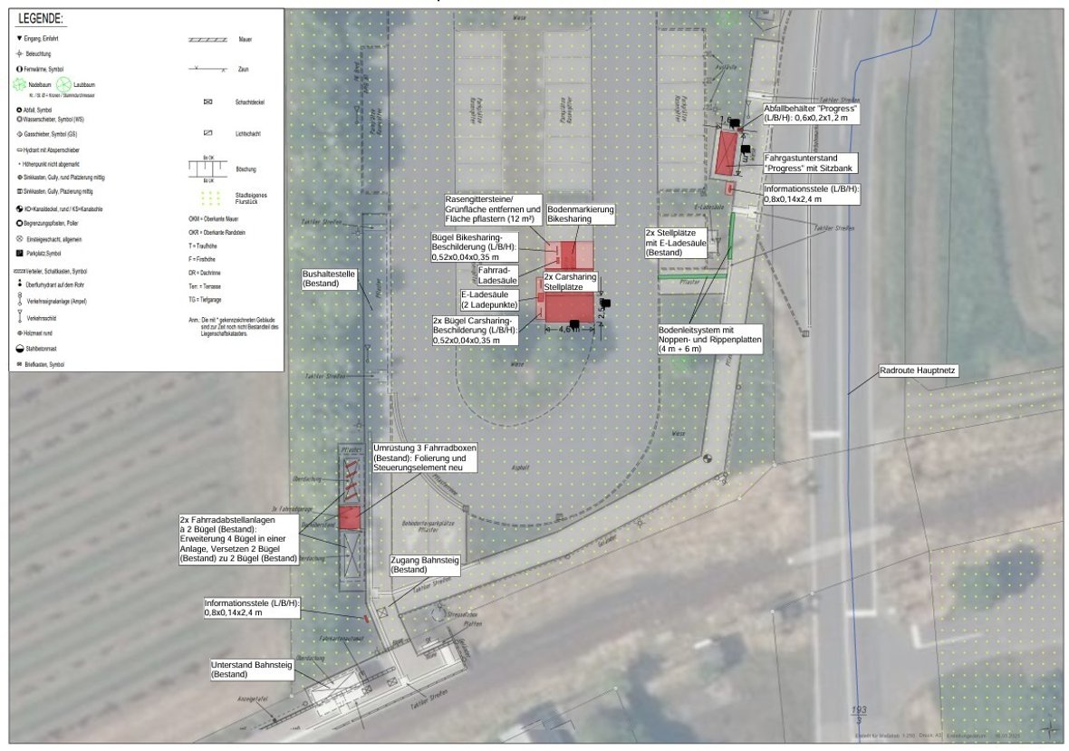 Plan Bahnhof Häuserhof