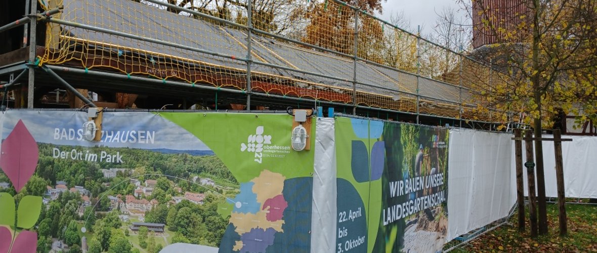 Foto Trinkkuranlage Dachkonstruktion