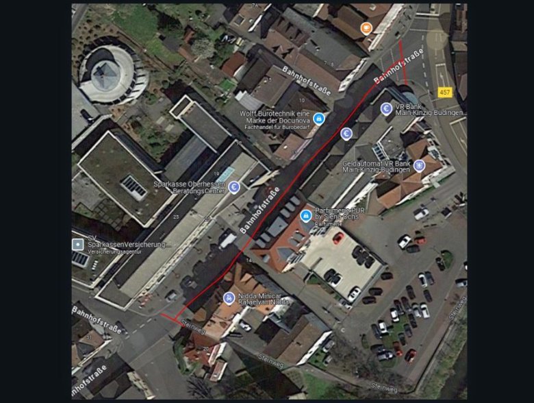 Bahnhofstrasse Luftbild