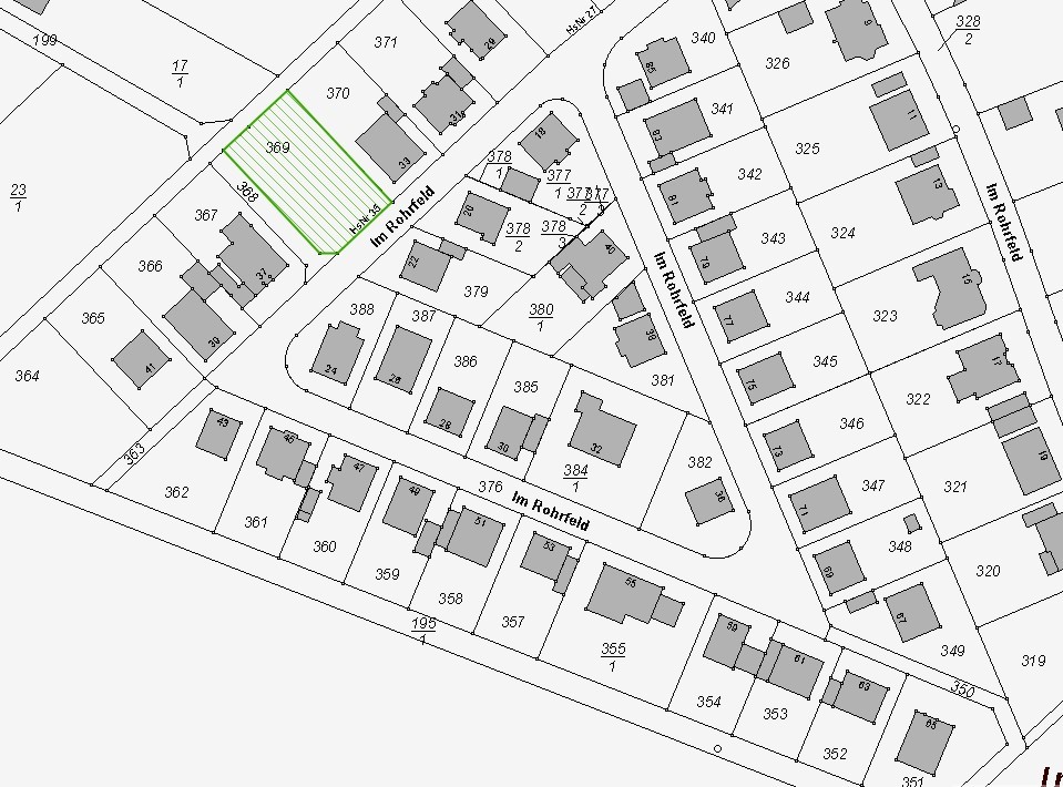 Plan Ober-Widdersheim Im Rohrfeld