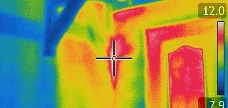 Thermografie-Aufnahme