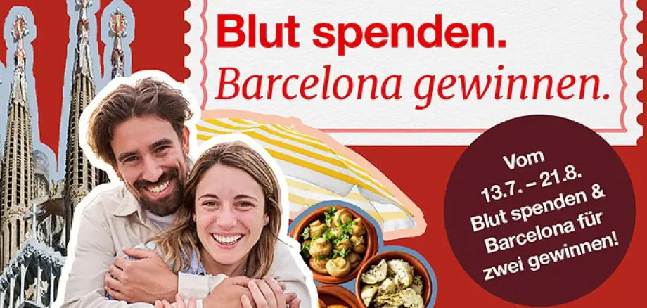 Plakat Blutspende Barcelona