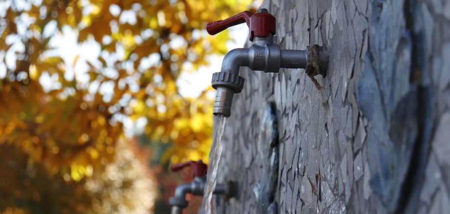 Foto eines Wasserhahnes