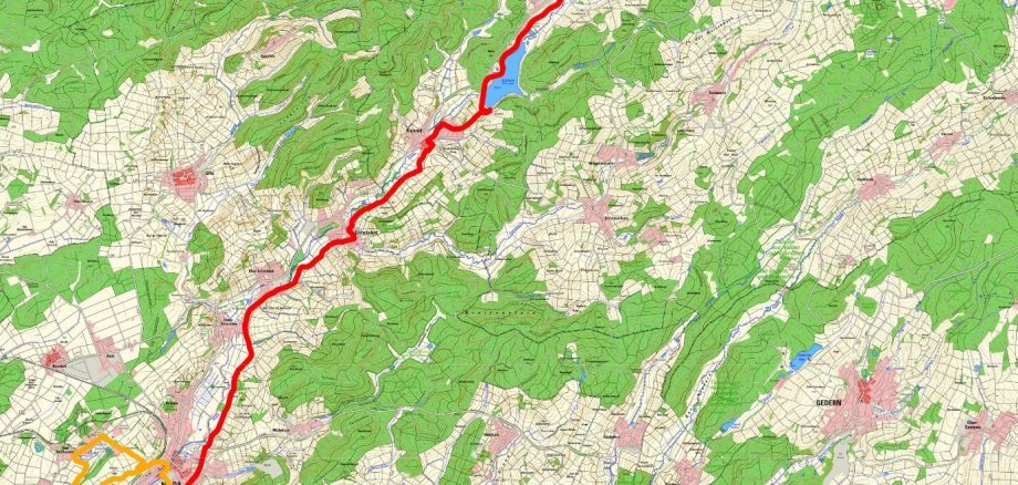 Plan Erlebnisweg Nidda