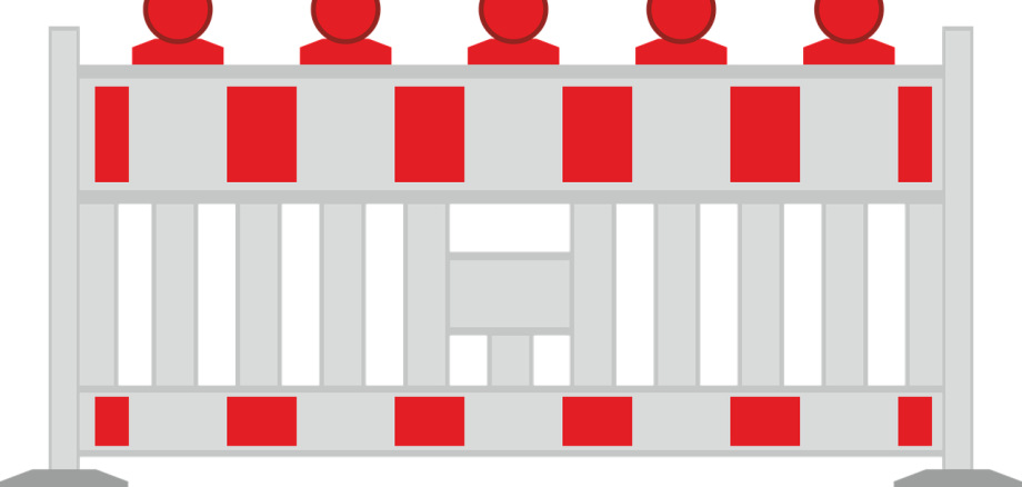 Grafik Baustellen-Aufsteller