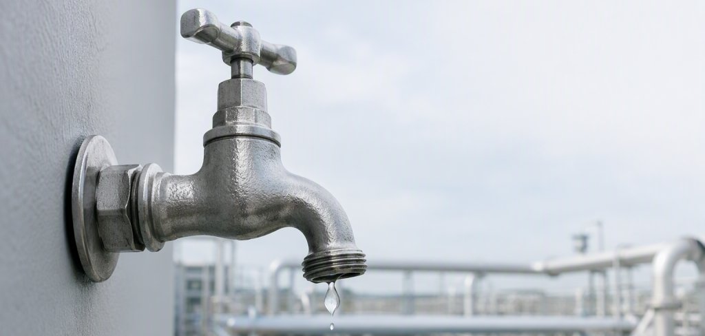 KI-Bild Wasserhahn und techn. Anlagen