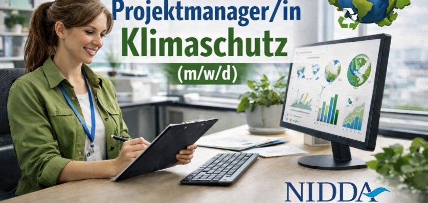 KI-Bild Mitarbeiterin am Schreibtisch