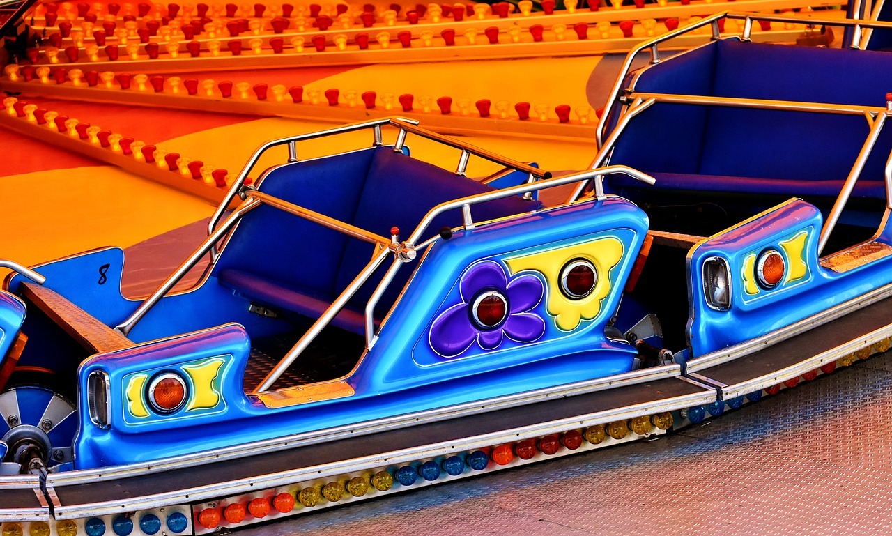 Foto eines Fahrgeschäftes