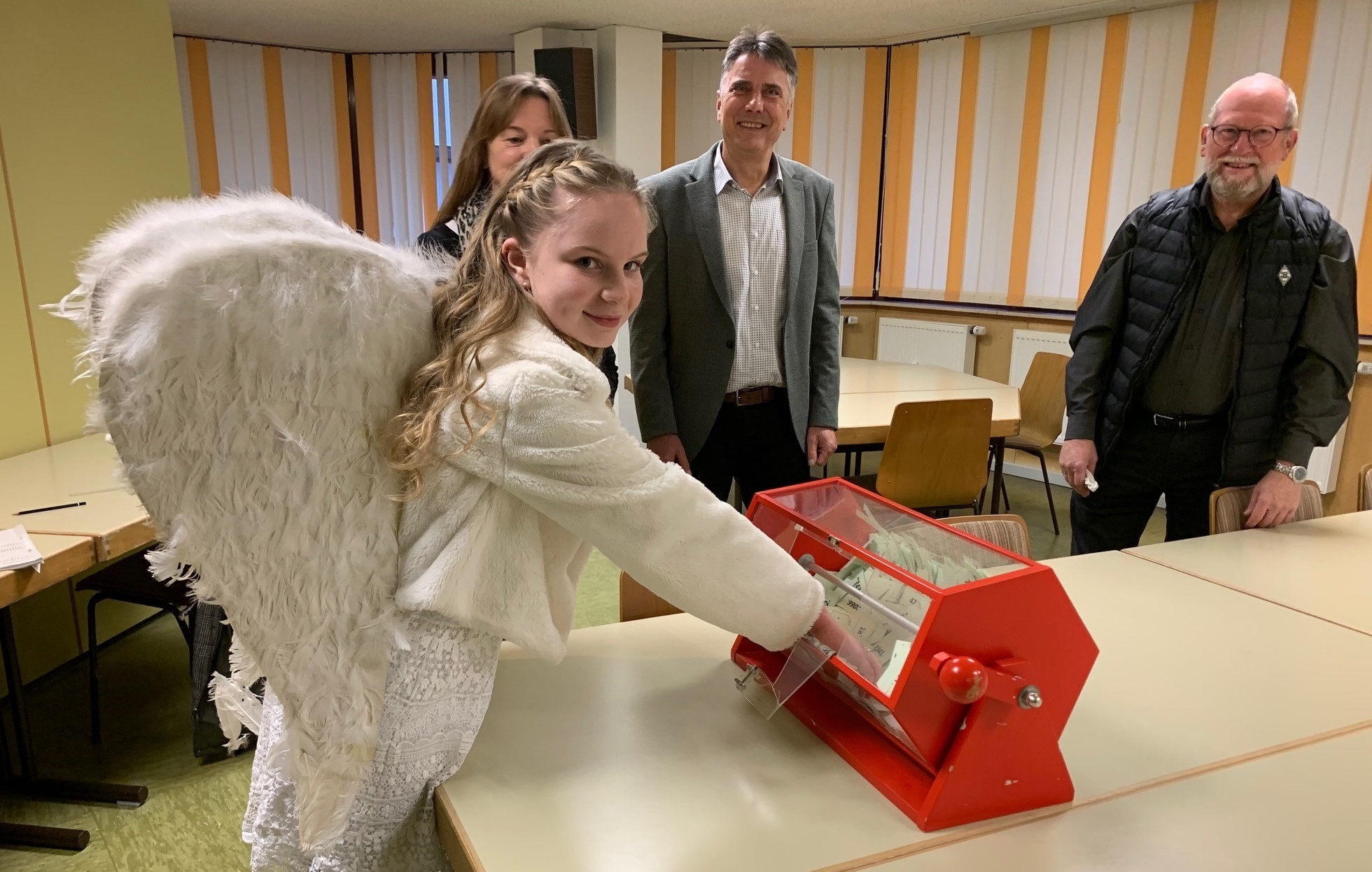 Foto von der Verlosung