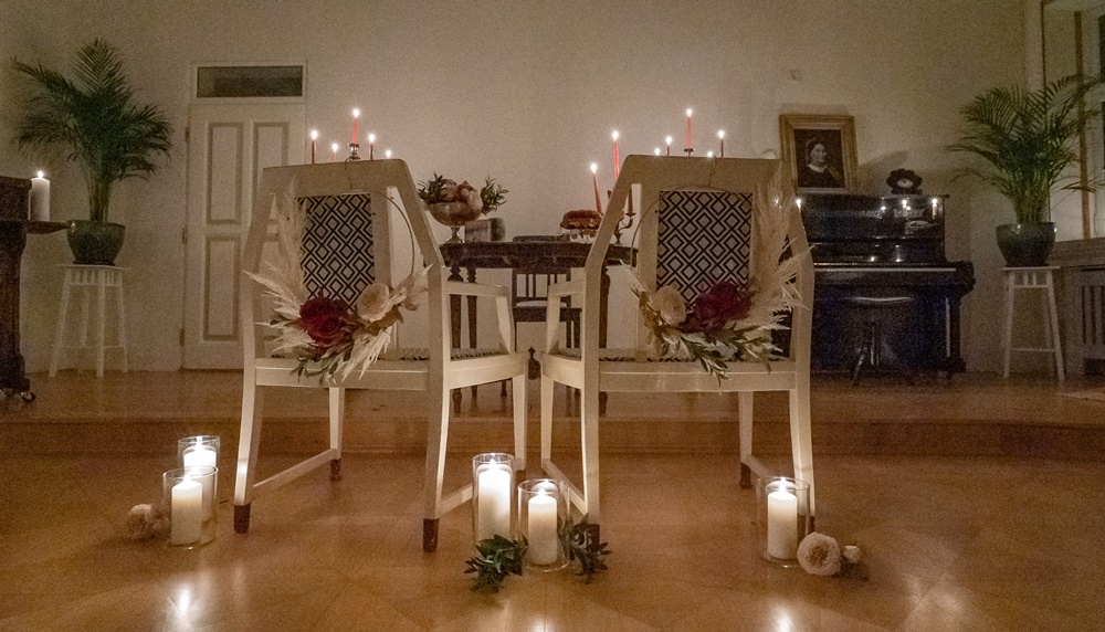 Fotoaufnahme im Schloss