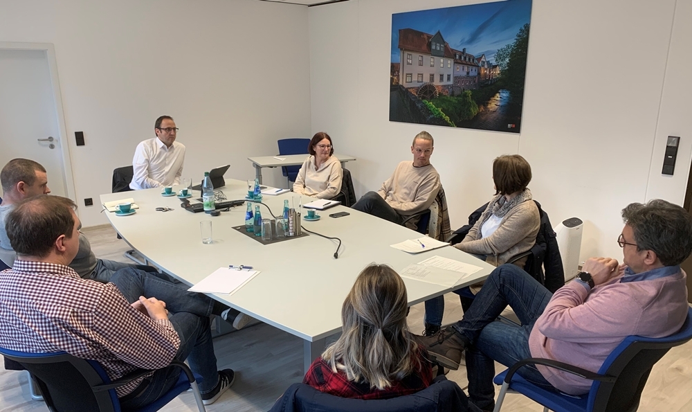 Foto BGM und Mitglieder des Gewerbevereins