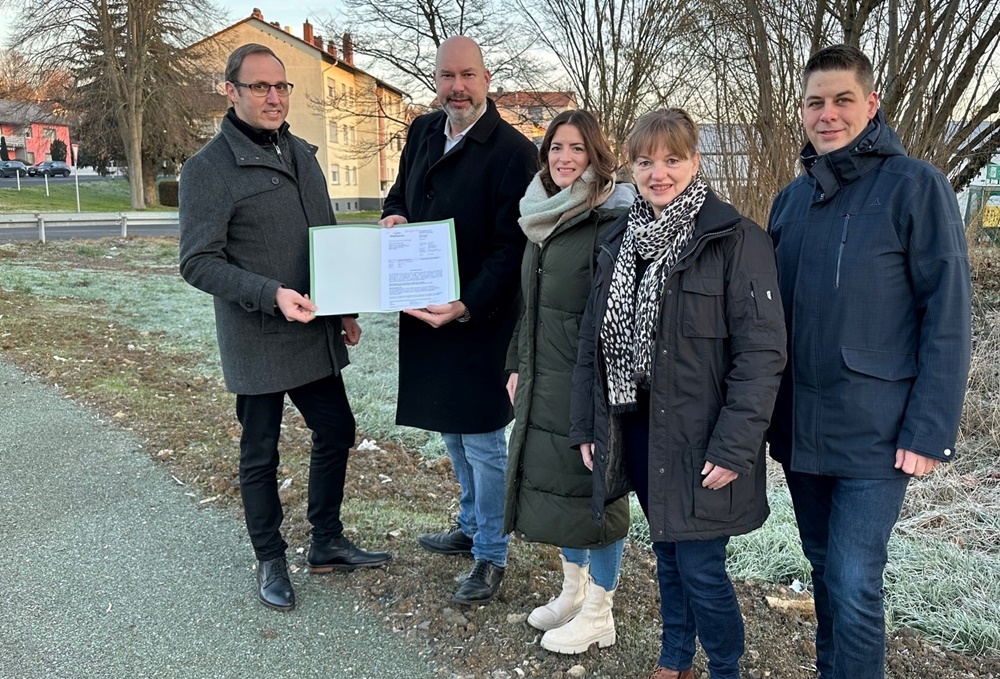 Foto mit Kreisbeigeordnetem Matthias Walther