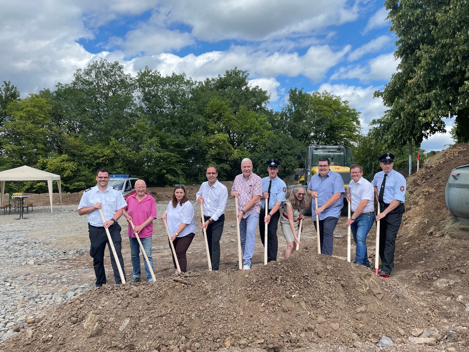 Foto vom Spatenstich