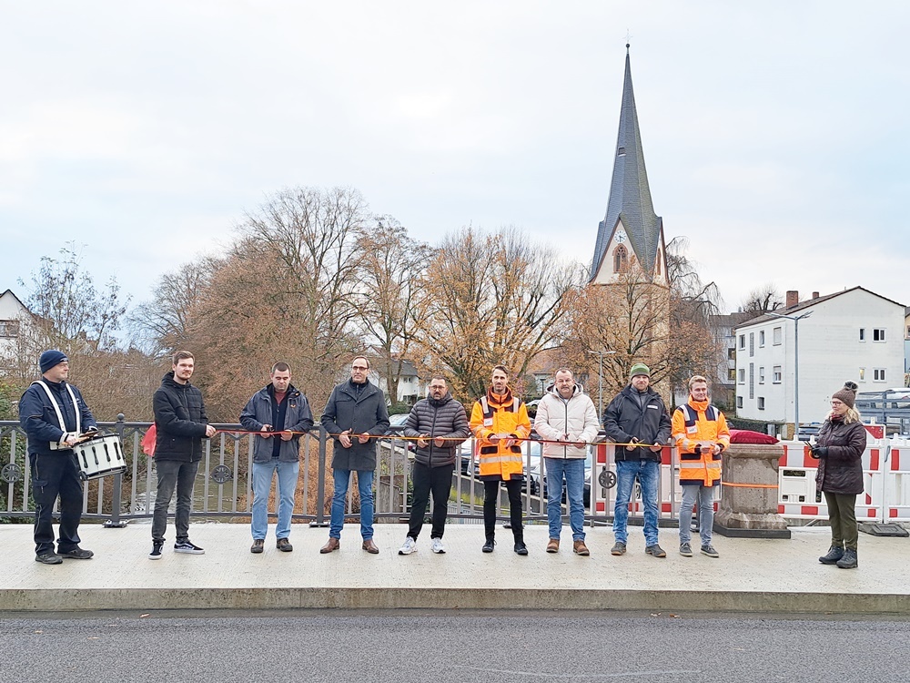 Foto Eröffnung der Brücke