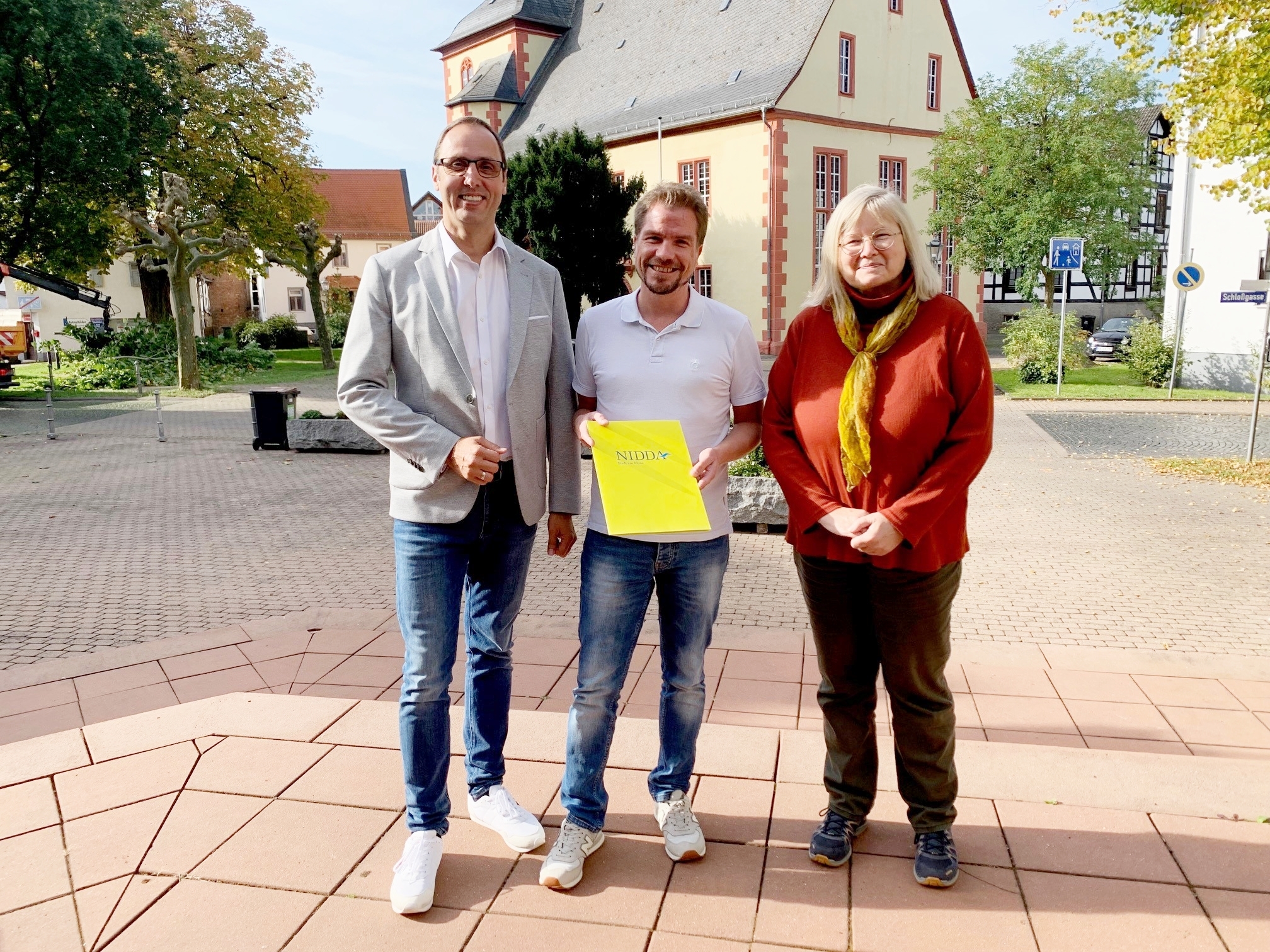 Foto von Bürgermeister, Gerhard Laertz und Irmi Kaiser