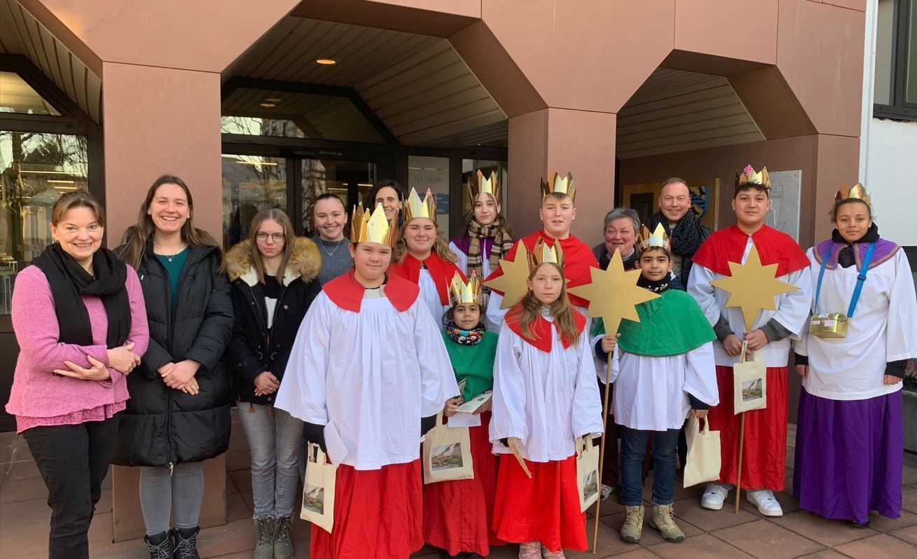 Foto von den Sternsingern