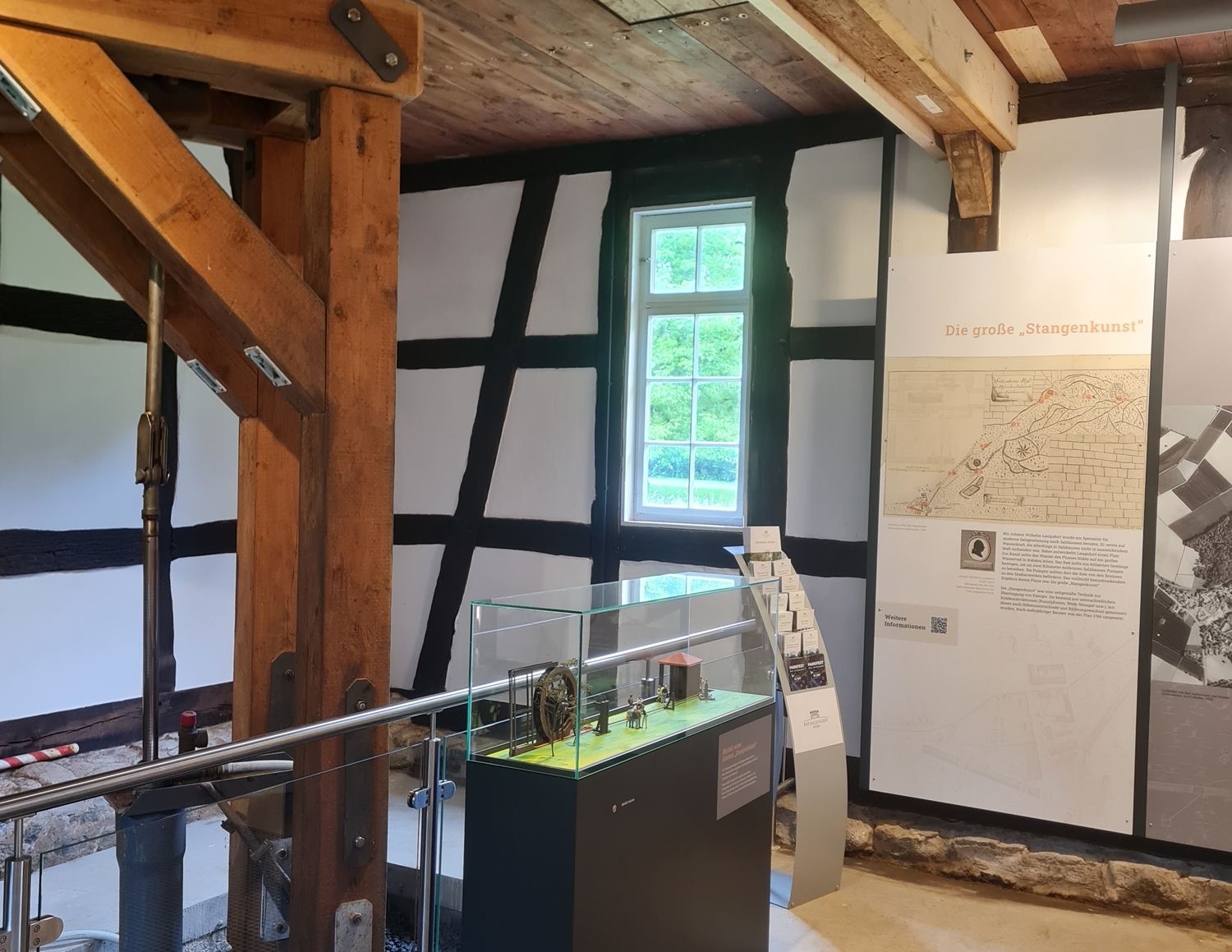 Foto vom Innenraum Brunnenhaus