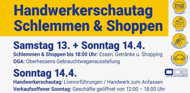 Grafik Gewerbetage Infos