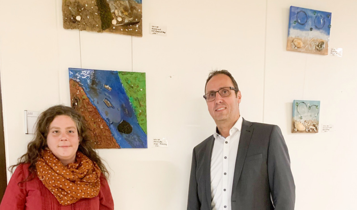 Foto Frau Reus und Bürgermeister