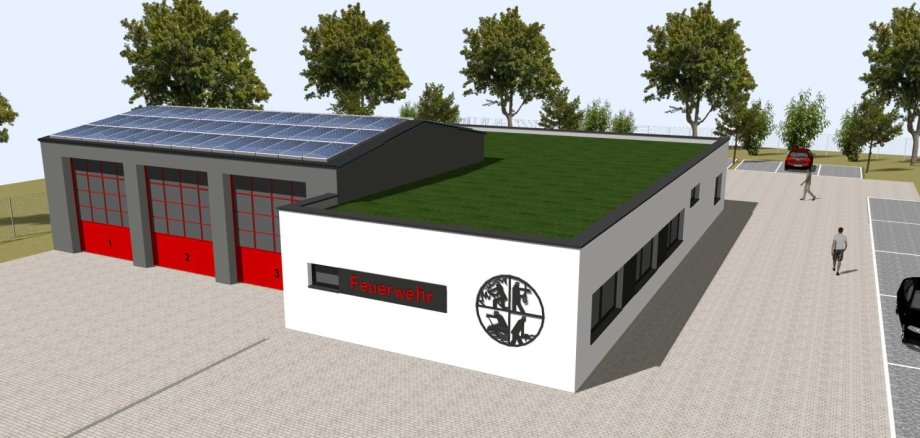 Visualisierung des Neubau