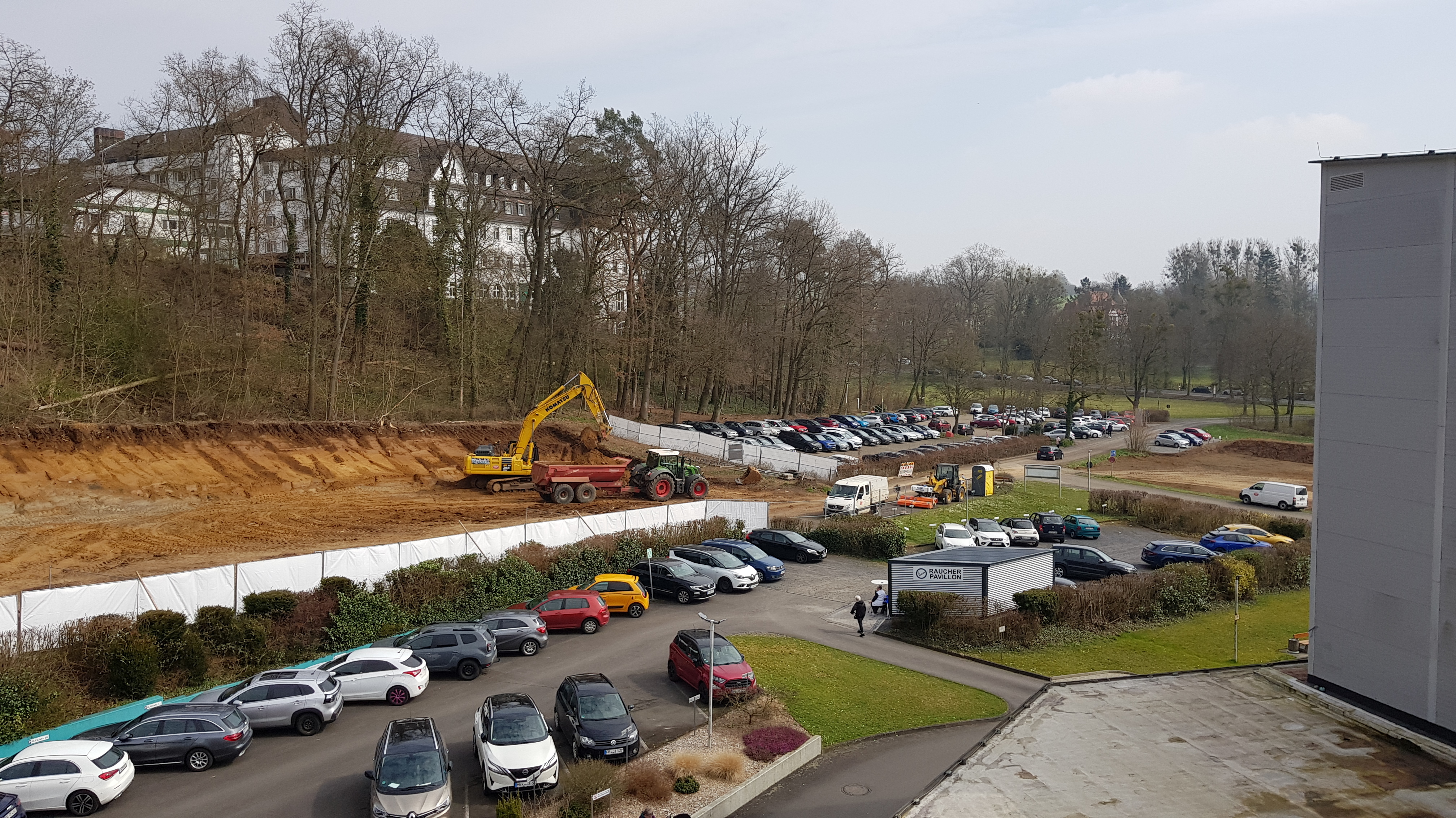 Foto Baustelle Parkplatz Rabenstein