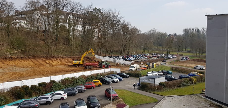 Foto Baustelle Parkplatz Rabenstein