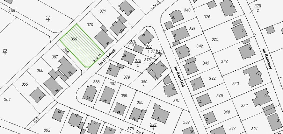 Plan Ober-Widdersheim Im Rohrfeld