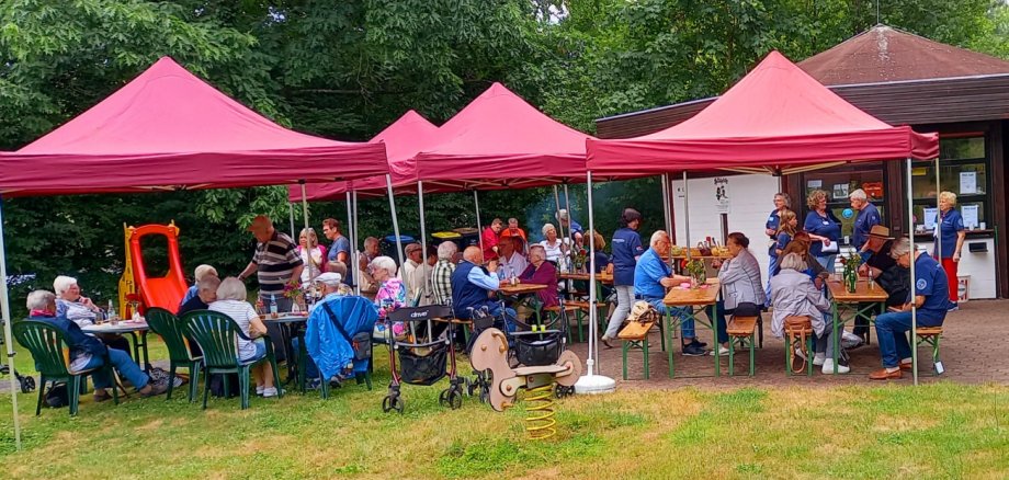 Foto vom Sommerfest der Senioren