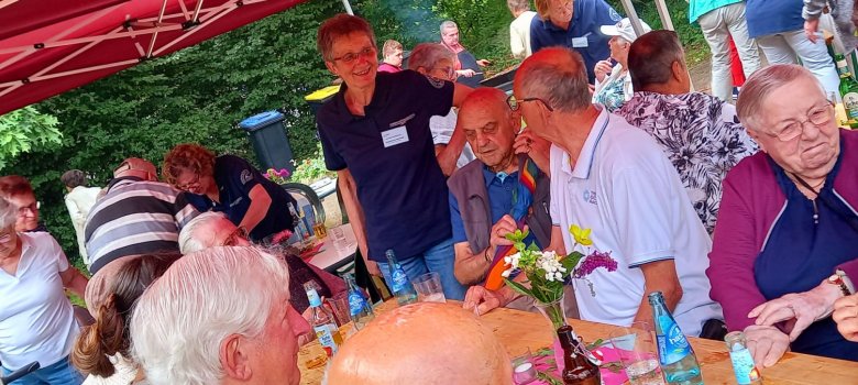 Foto vom Sommerfest der Senioren
