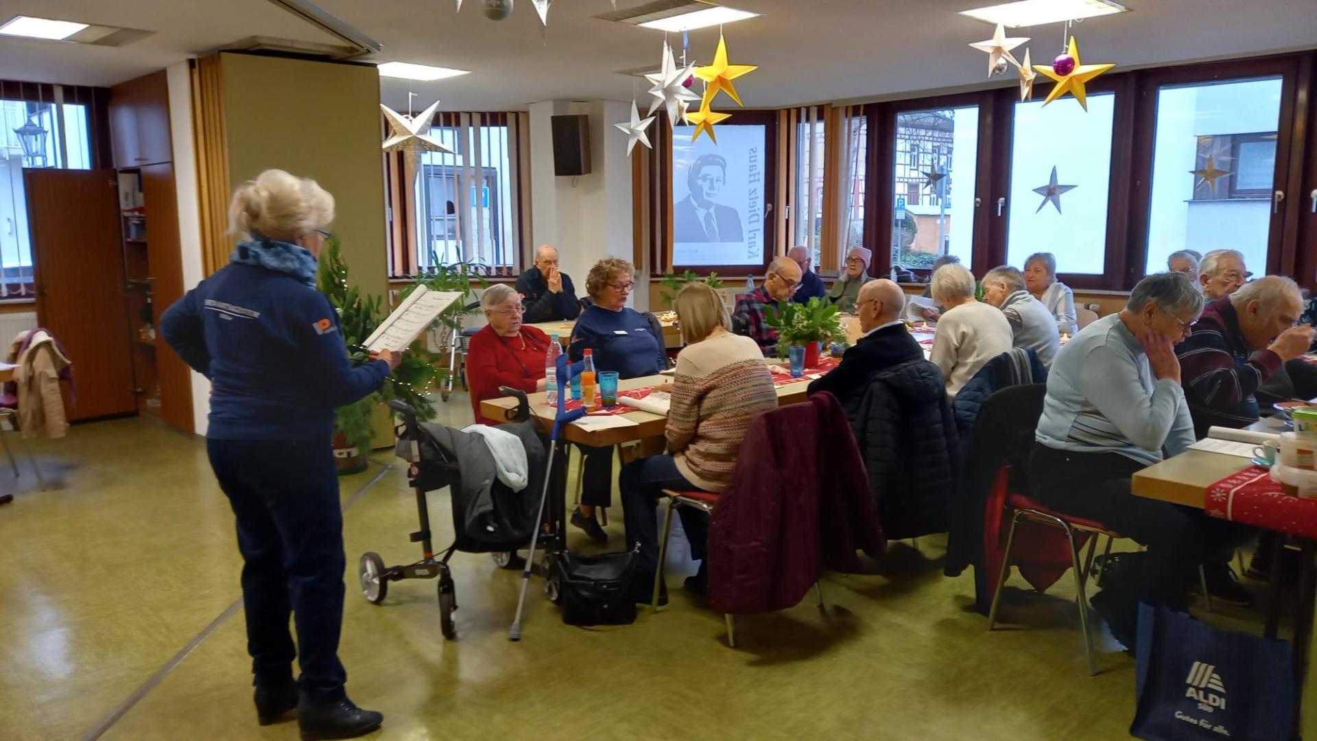 Foto vom Mittagstisch der Senioren