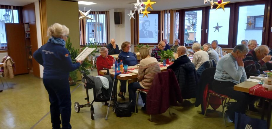 Foto vom Mittagstisch der Senioren