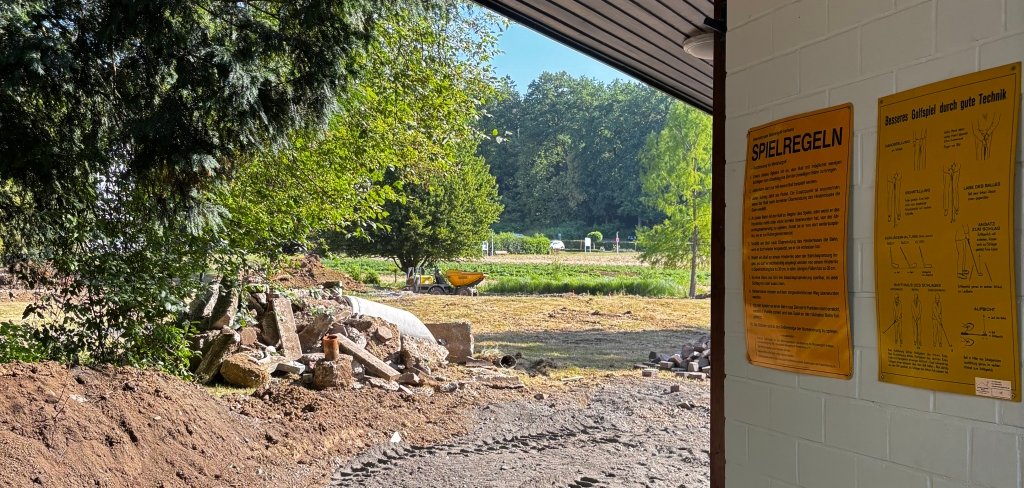 Foto der Baustelle Erlebnispark