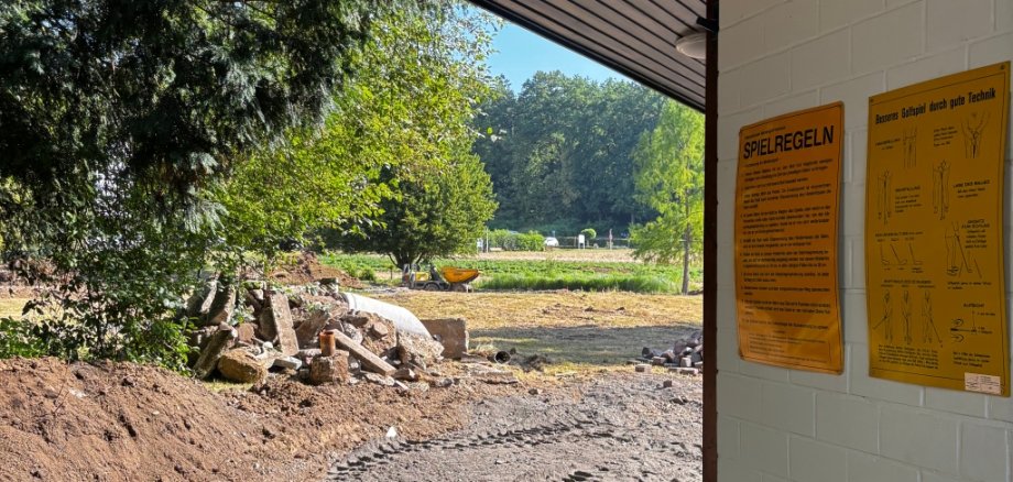 Foto der Baustelle Erlebnispark
