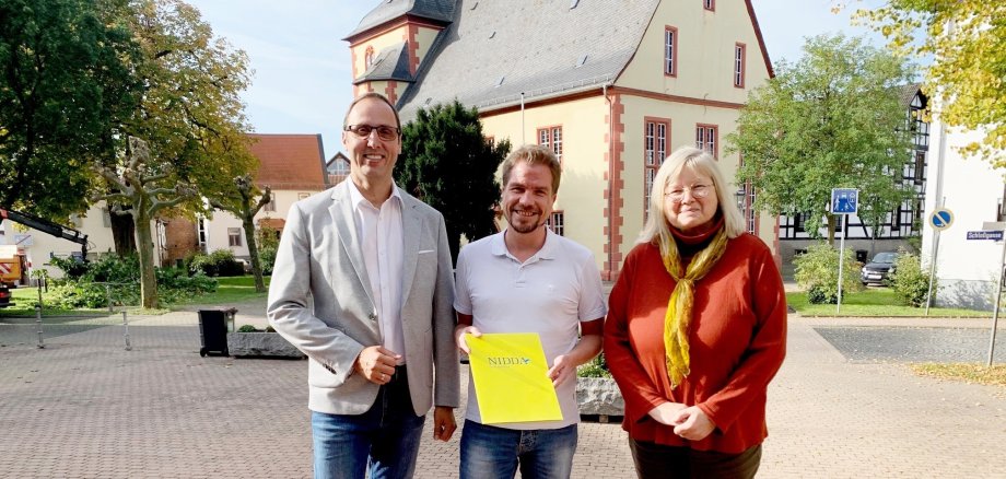 Foto von Bürgermeister, Gerhard Laertz und Irmi Kaiser