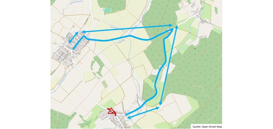 Plan Umleitung