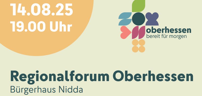 Flyerkopf - Regionalforum Oberhessen