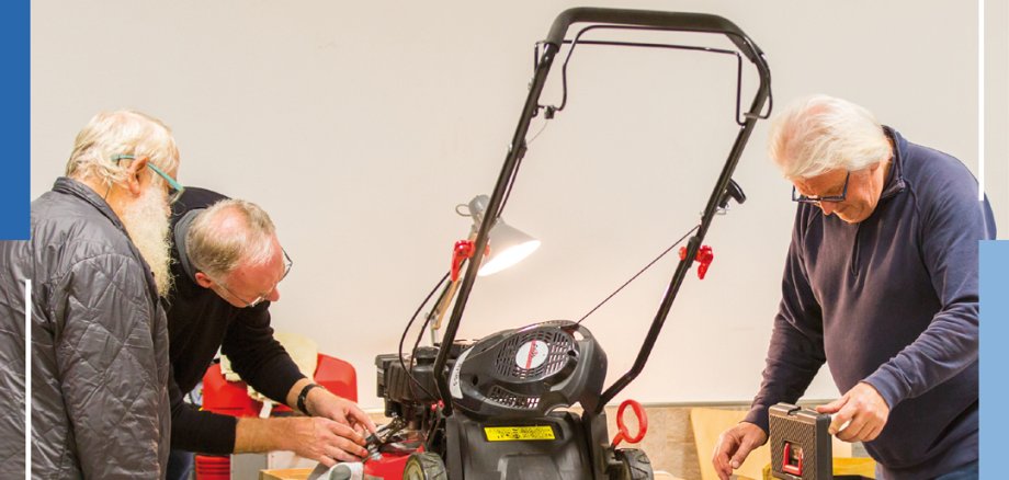 Foto der Reparateure