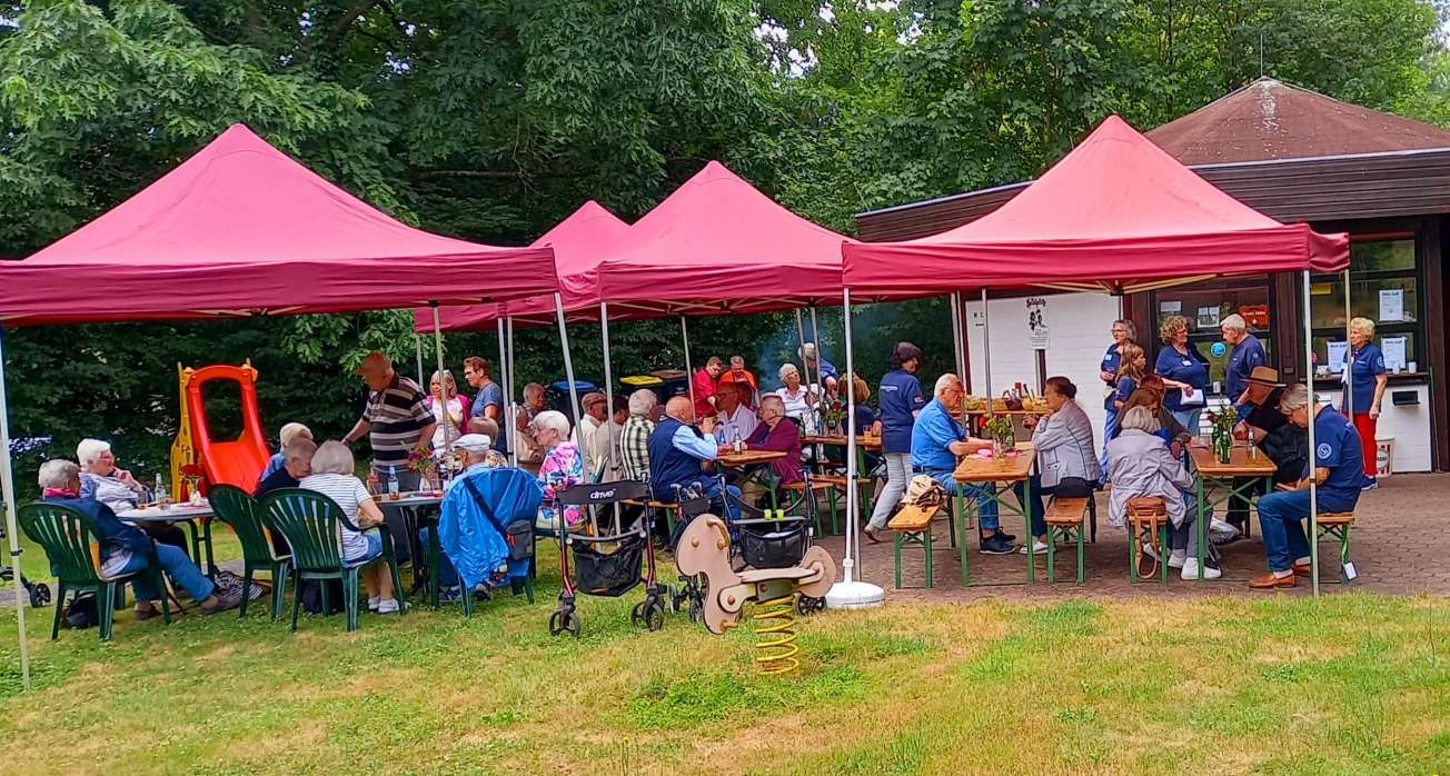Foto vom Sommerfest der Senioren