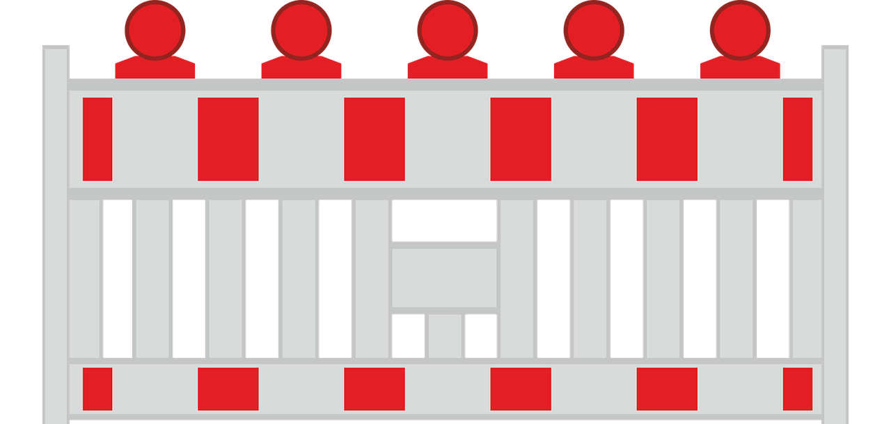 Grafik einer Straßensperre
