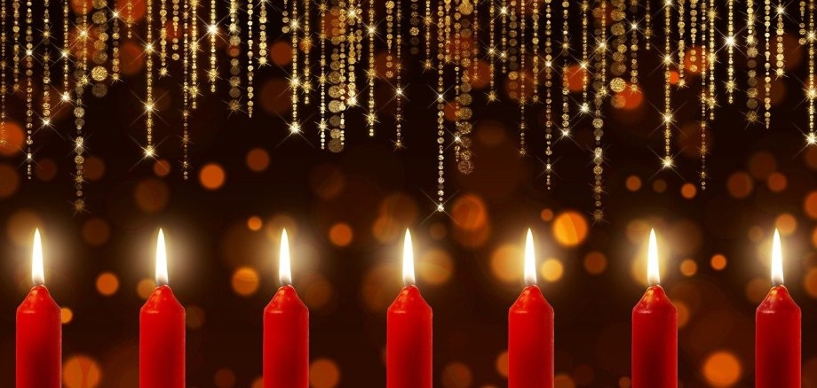 Foto weihnachtliche Kerzen