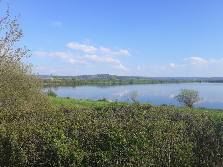 Foto: Ehemaliger Braunkohle-Tagebau Unterer Knappensee